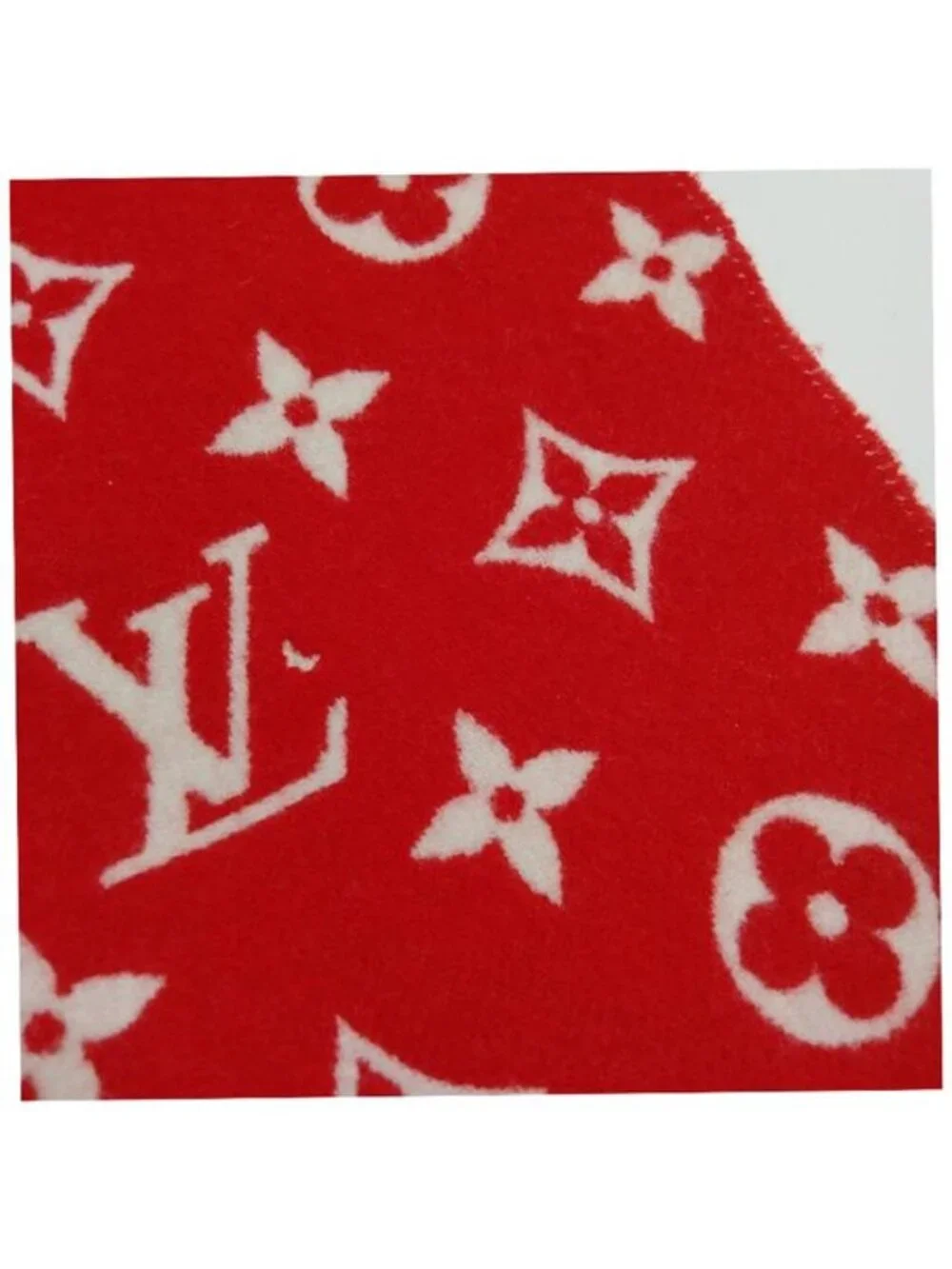 Authentic Louis Vuitton x Supreme Monogram Cashmere Scarf Limited Edition
